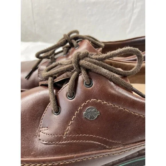 Hush Puppies The Body Shoe Size 14 Brown Leather Lace Up Men's Oxford - Picture 11 of 15